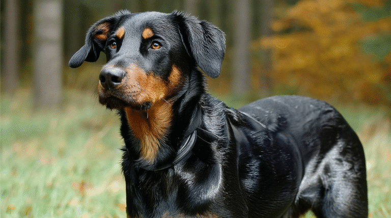 le chien beauceron bas rouge