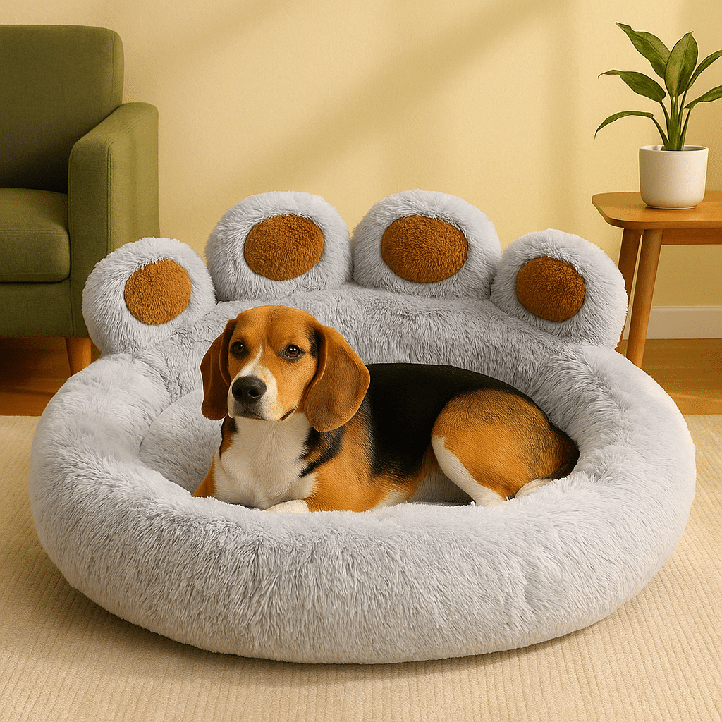 coussin chien maison