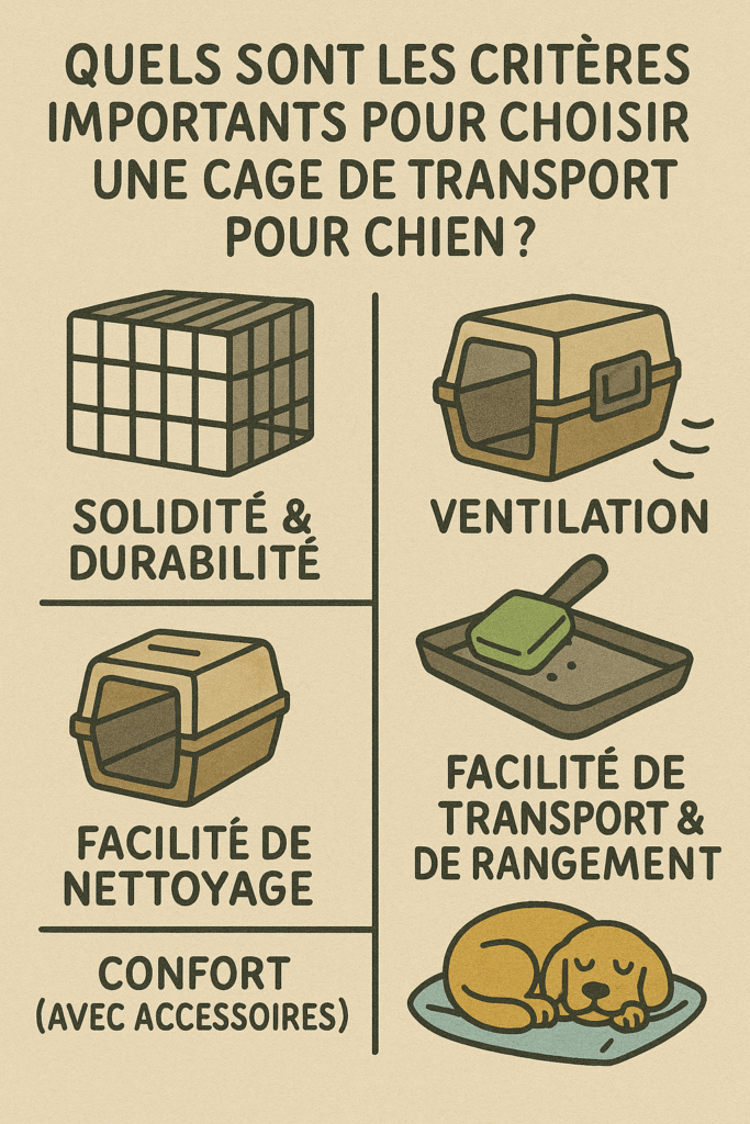 critere choix de cage