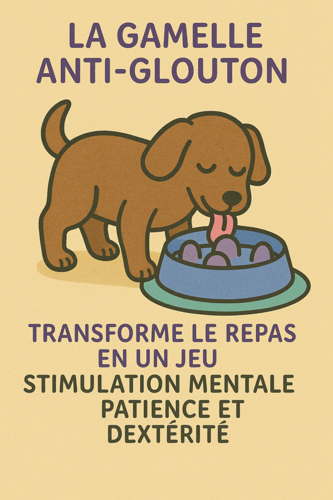 gamelle anti glouton stimulation